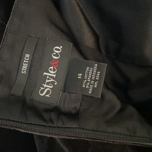 Style&Co Tuxedo Style Corduroy Skirt 14 - Picture 4 of 6